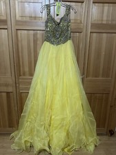 Sherri Hill Couture National Pageant Gown Belle Yellow Size 0 
