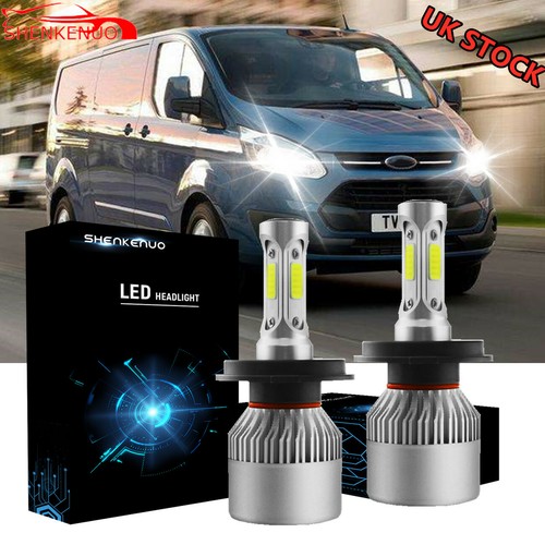 RENAULT TRAFIC H4 HEADLIGHT LED BULBS KIT 12000LM BRIGHT XENON WHITE