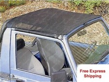 1986-1994 Suzuki Samurai Brief Bikini Bimini Top In Black Denim
