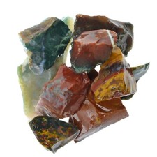 Fancy Jasper - Rough Rocks For Tumbling - Wholesale Stone Crystal Mineral (ind)