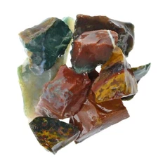 Fancy Jasper - Rough Rocks for Tumbling - Wholesale Stone Crystal Mineral (Ind)
