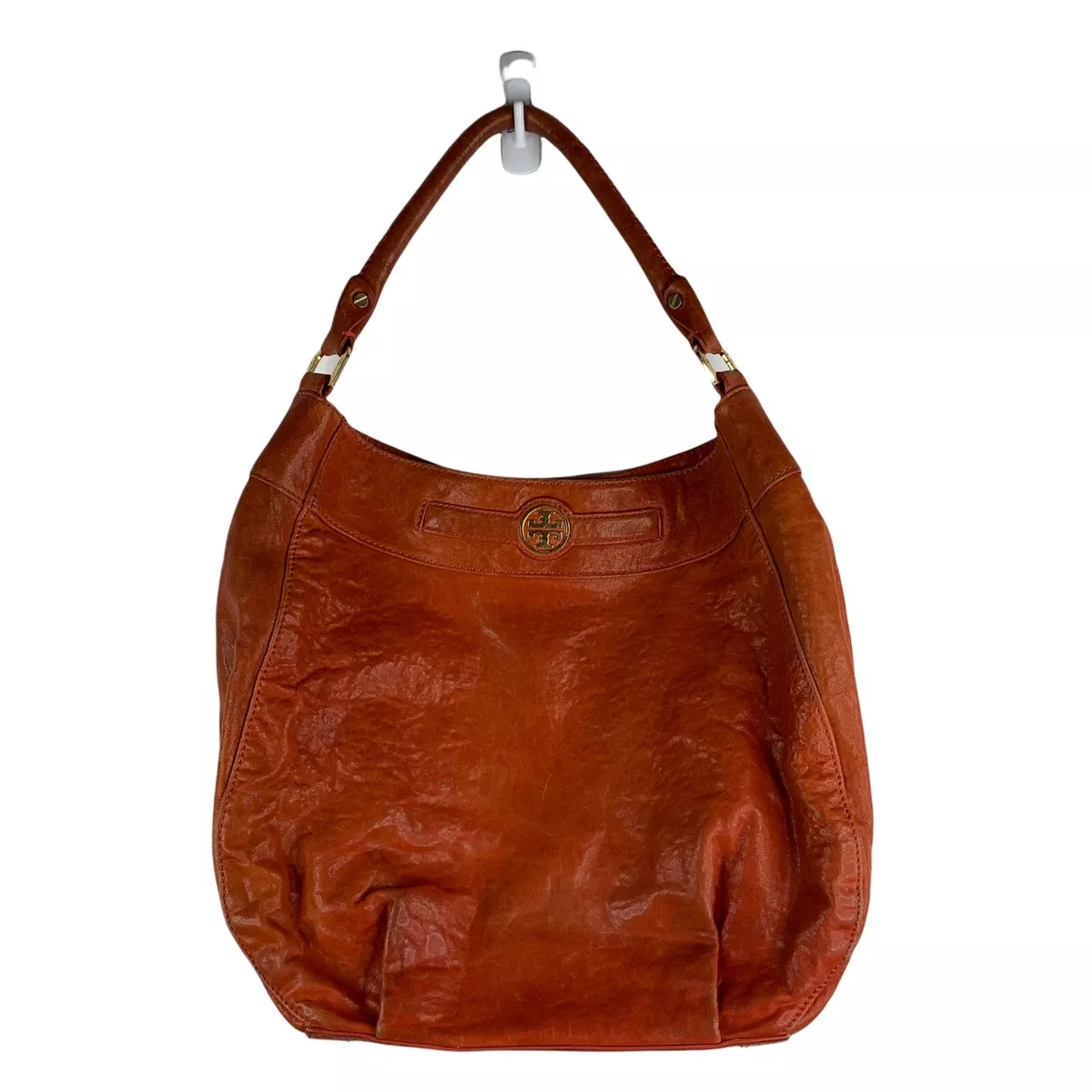 Tory burch online leather hobo bag