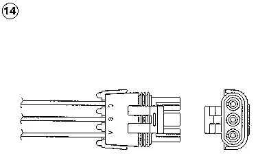 Sonda Lambda per Renault 19, Clio I, Megane I, Super 5 (OZA446-E8) - Immagine 3 di 3