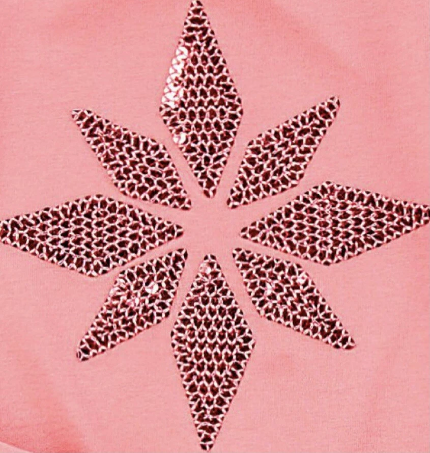 NUEVO CON ETIQUETAS Crazy8 Traje de Vacaciones LS Lentejuelas Copo de Nieve Camiseta Volantes Pana Falda M (7-8) Foto 3 de 4