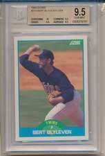1989 Score Bert Blyleven (HOF) (#215) (10 Centering/3-9.5's) BGS9.5 BGS