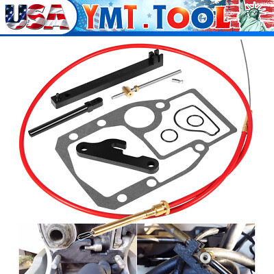 987661 Lower Shift Cable Kit & Adjustment Tools Gasket Set for OMC Cobra 86-93
