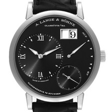 A. Lange & Sohne Grand Lange 1 White Gold / Black 117.028