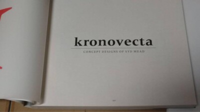 Syd Mead KRONOLOG Art Book and Laserdisc Box Set Complete Bandai
