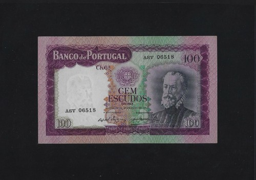 Portugal 100 Escudos 1961 P-165 AUNC - Picture 1 of 2