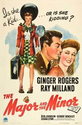 THE MAJOR AND THE MINOR Movie POSTER 27x40