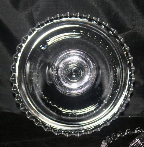 Imperial Kerzendocht Kristall Elegant Glaswaren 2 Flache Kerzenständer Konisch 3 Zoll - Bild 3 von 4