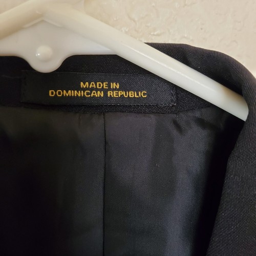 Amherst Collection Boys Suit Jacket Size 14 Husky Black Pre-Owned . - Picture 7 of 16