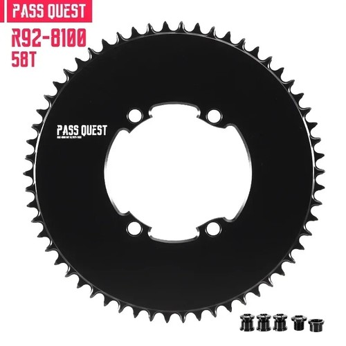 110BCD 4 Bolt Chainring for Shimano Ultegra 36T-60T Aero Bicycle Chainwheel - Picture 44 of 47