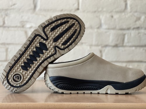 Sandali Nike ACG Rufus calcarei e neri slip on uomo taglia 11,5 casual comodi - Foto 7 di 10