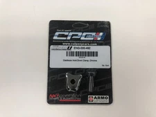 NEW DISTRIBUTER HOLD DOWN CLAMP, CHROME