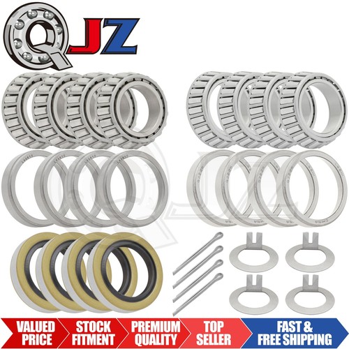 [4Sets] BK2100 Trailer Axle Bearing Repair Kit For 3500lbs EZLube