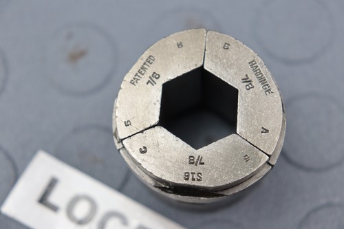 HARDINGE ( 7/8'' ) S-16 HEX COLLET PADS   LOC5772 - Picture 2 of 4