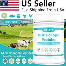 16OZ Multi Collagen Protein Powder Hydrolyzed Peptides Supports Skin & Joint