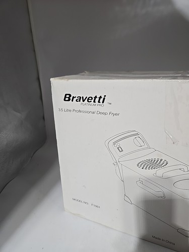 Bravetti Platinum Pro 3.5 Litre Professional Deep Fryer Model F1061 - Picture 2 of 7