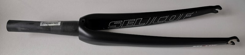 Selcof Delta SL Carbon Road Fork, Tapered, 165mm Steerer tube UNRIDDEN Rim Brake