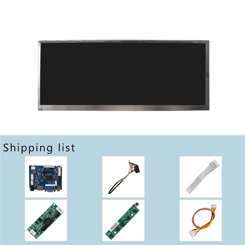 Placa controladora LCD HD VGA AV con panel LCD IPS de 12,3" VS123IA-01D 1920x720 - Imagen 4 de 5
