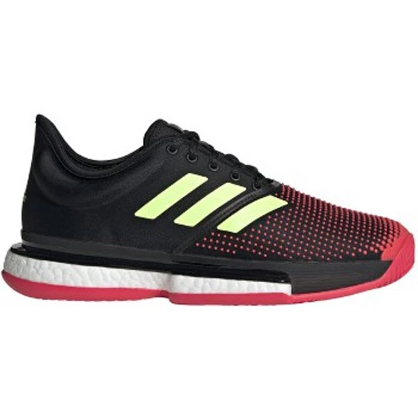 Adidas women's solecourt boost tennis shoes black and hi-res clearance yellow