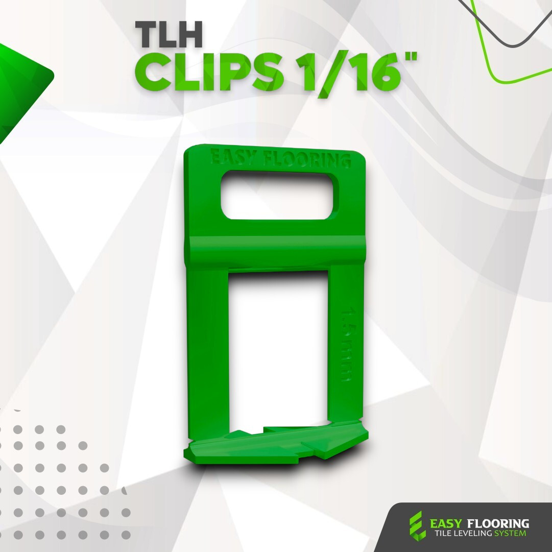 Marble Leveling Clips 1/16 inch 1.5mm 250 Pack for Tile Installation