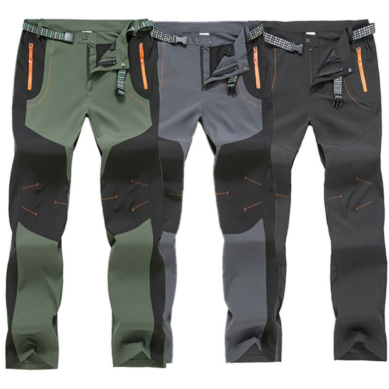 Pantaloni Da Trekking Cargo Impermeabili Da Uomo Pantaloni Da Lavoro Da ☆