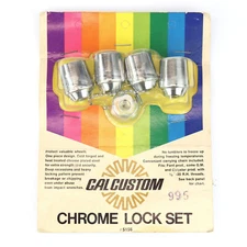 Cal Custom #5156 Chrome Lock Set 1/2" -20 R.H. threads NEW