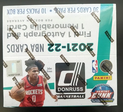 2021-22 Donruss Basketball Hobby Box New Sealed JALEN GREEN RC? 300 Cards! Auto?