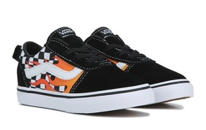 checker low top vans