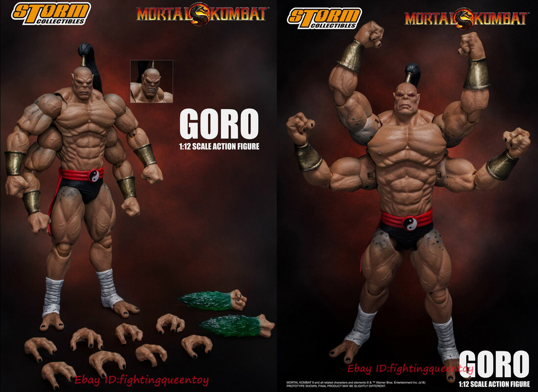 ストームコレクティブルズ     ゴロー Mortal Kombat Goro 1/12 Scale Action Figure: Storm