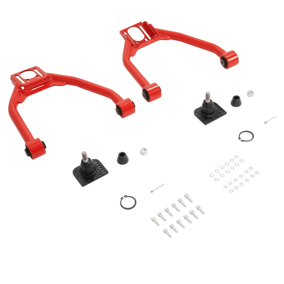 Juego de brazos inclinables delanteros ajustables para Nissan 350Z Infiniti G35 cupé 03-09 rojo Foto 2 de 4