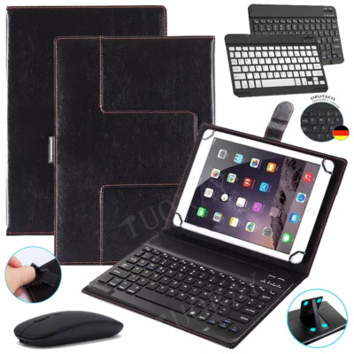 QWERTZ Bluetooth Tastatur Maus Schutzhülle Für Xiaomi Mi Pad 6/5Pro Redmi Pad SE