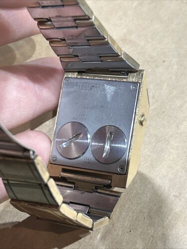 Bulova keilförmige Computron LED N6 nicht funktionierende Treiberuhr für Reparatur RG-Band - Bild 14 von 19