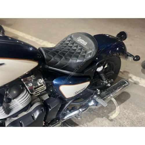 Sahara Seats Royal Enfield Super Meteor 650 Comfort Rider Touring Seat - Foto 5 di 8