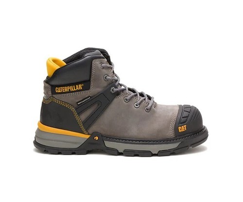 Caterpillar Excavator Superlite Waterproof Nano Toe Work Boot Pewter Men’s 14 - Picture 8 of 12