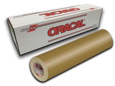 12" X 5yd - Gold Oracal 651 Craft  Hobby Cutting Vinyl Roll