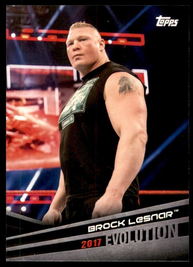 Brock Lesnar 2018 Topps WWE Evolution #E9
