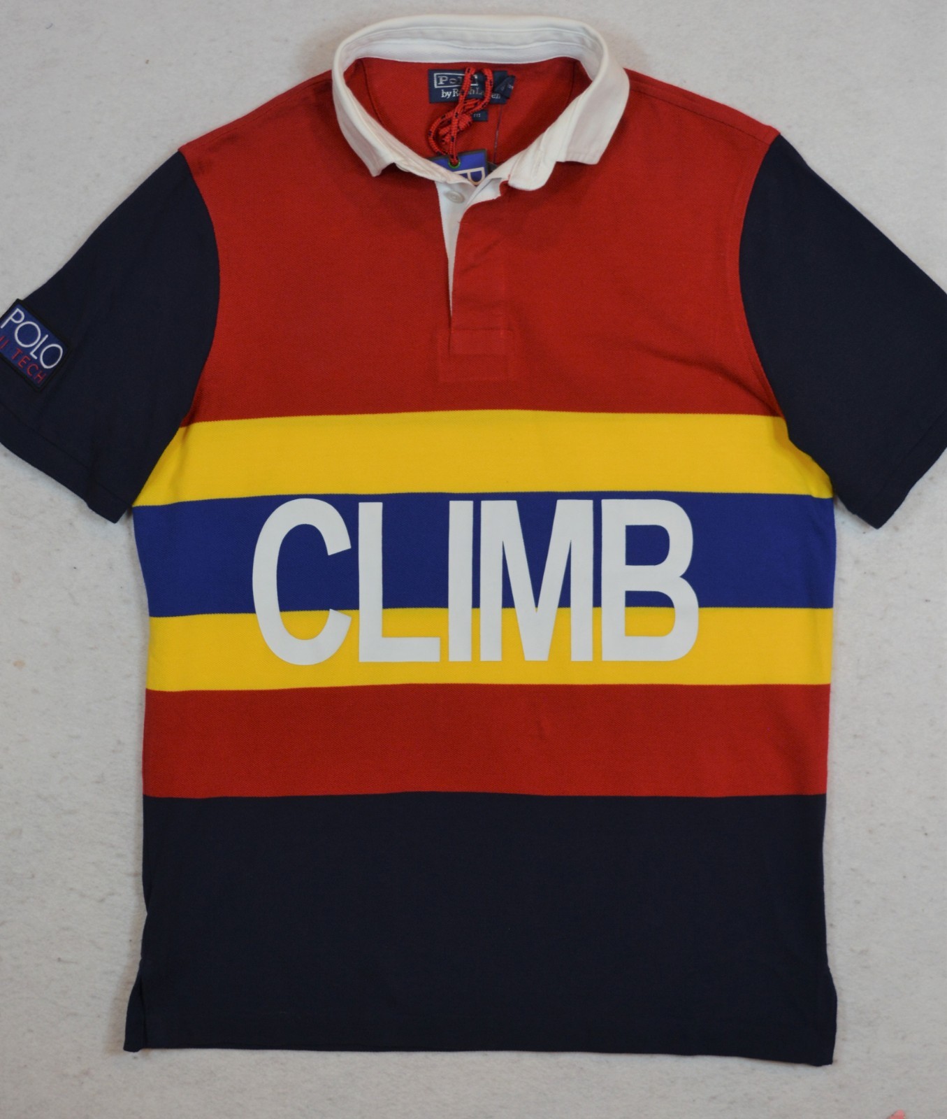 Polo Ralph Lauren Hi Tech CLIMB Mesh Rugby Classic Fit Shirt L XL NWT Polo Ralph Lauren Hi Tech CLIMB Mesh Rugby Classic Fit Shirt L XL NWT