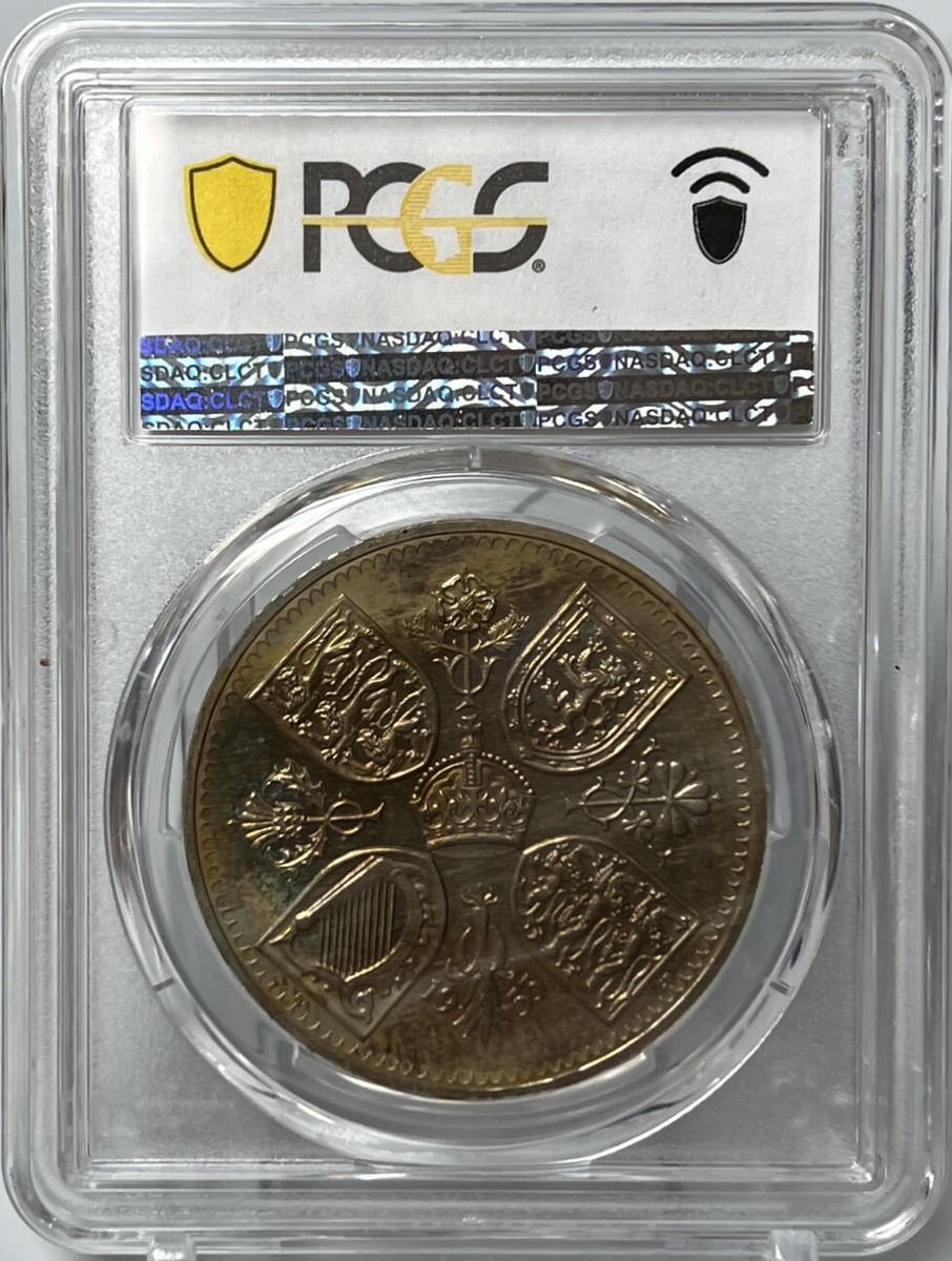 1953年 イギリス クラウンコイン PCGS PR64CAM 1953 Great Britain Proof Crown PCGS PR64 Coronation S-4136