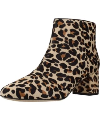 Ladies Boots Animal Print Ankle Boots Leopard Boot Heels CARRANO