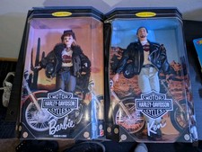 1999 Mattel Harley-Davidson Ken & Barbie Doll Set NIB New 25637 25638