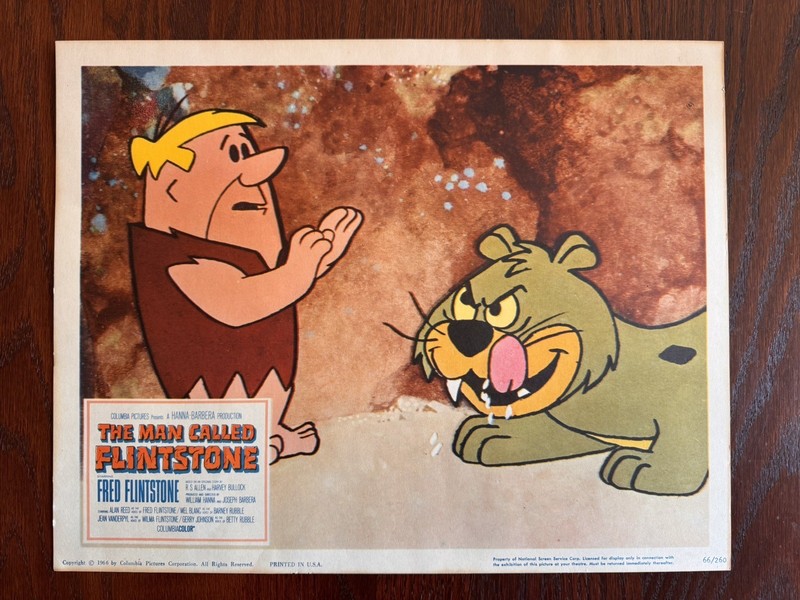 Vintage 1966 The Man Called Flintstone Lobby Card No. 66/260