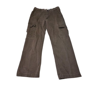 Levi's Cargo Pants Mens W36 L34 Brown Cotton Relaxed Fit Workwear Casual