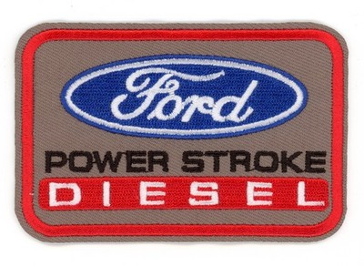 Ford Power Stroke Diesel Patch   Iron-On Sew-On Vintage Style Heavy Duty Heritag