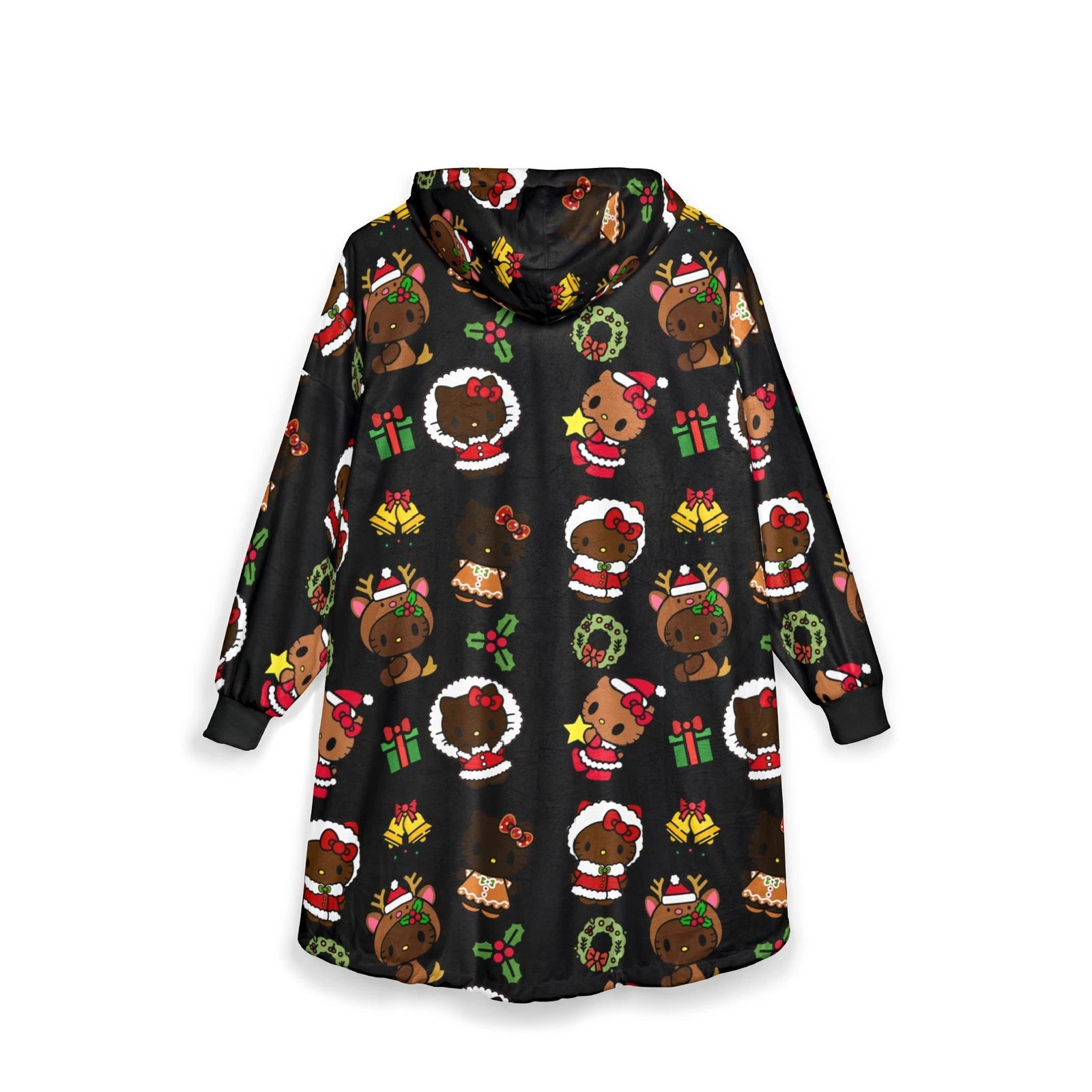 Holly Jolly Hello Blanket Hoodie