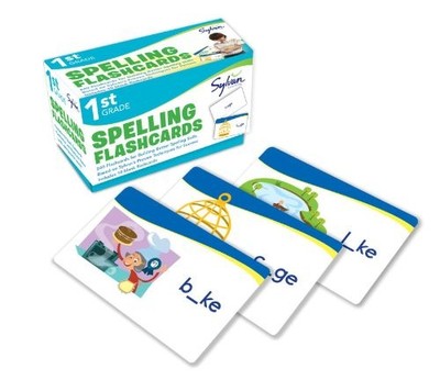 1ST GRADE SPELLING FLASHCARDS: 240 FLASHCARDS FOR BUILDING By Sylvan Learning