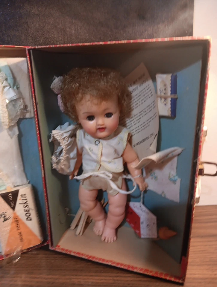 Vintage Ideal Betsy Wetsy In Carrying Case With Accessories 1950's - Image 3 of 4