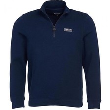 Barbour International Essential Half Zip Sweatshirt Navy